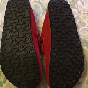 Birkenstock Shoes - Birkenstock Papillio Boston size 7 red suede. Birkenstock Shoes - Birkenstock Papillio Boston size 7 red suede.
